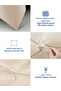 Solid Duvet Cover Set 4-Pcs, Queen Size 200×240cm, Brushed Microfiber,( Without Filler ) - 5