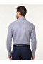 The Urban Essential – Grey Non-Iron Oxford Shirt with Sleek Texture, Slim Fit - 4