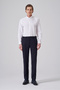 Men's Navy Blue Slim Fit Buckle Trousers - 3
