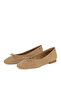 , Women's Genuine Leather Ballerinas 1611030Z26502 Camel - 7