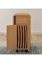 Foldable Dining Table Set with 4 chairs, 1 Storage Drawer, Space Saving for Home Living Room and kitchen, Wood - 5