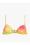 Seashell Accessory Detailed Drawstring Bikini Top - 4
