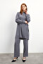 Eliza Tunic Trouser Set - Gray