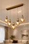 Snowman 5-Piece Ceiling Mounted Row Pendant Lamp Above the Dining Table | |   Aging | |   Bal Glop Glass Living Room Chandelier | |   Row Chandelier Glass Chandelier Rectangular Chandelier Models Ceiling Lamp 5-Row Chandelier - 6