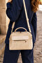 Original Women's Crossbody and Hand Carry Adjustable Strap Leather Textured Three-Compartment Large Shoulder and Hand Bag - 3