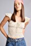 Fitted Floral Textured Tank Top F6404Ax26Sm - 4