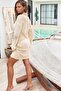 100% Cotton Midi Knitwear Beach Dress - 2