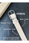 2-Piece Medley Silver Buckle Model Buckle Jacket Belt Dress Belt Trouser Belt - 2