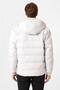Horseman Slim Fit White Hooded Men's Coat - 6