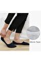 Men's 6 Pairs Bamboo Heel Silicone Non-Slip Sneakers Ballet Invisible Low Cut Short Ankle Socks - 4