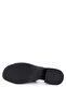Women's Genuine Leather Black Heeled Slippers - 4