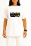 Oversized Be a Tourist, Not a Traveler Chest Design Unisex T-Shirt - 2