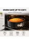 Springform Cake Pan Round NonStick Carbon Steel Cake Making Pan - 28 x 6.8 cm Nonstick Bakeware - 5