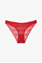 Red Easy Lace V Shape Slip Panties - 2