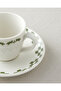 Wild Blossom Bone Porcelain 4 Piece Coffee Cup Set for 2 People 90 ml Green - 4