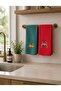 Embroidered Kitchen Towel Set - Set of 2 - Cotton - 50*70 cm - 3