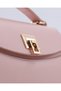 Women's Pink İlay Model Lock Detailed Crossbody Bag - 3