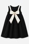 Baby Girl Black Baby Bow Dress - 2