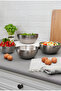 Kitchenware 4-piece Stainless Steel Mixing Bowl Set - 8