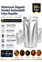 Aluminum Reusable Foil Packaging – 50-Piece Doypack, Odor-Proof, Stand-Up, Ziplock