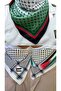 3 Palestine Themed Scarf 50X50 Unisex Suitable for Daily Use Pashmina Shawl Keffiyeh Palestine