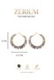 Trend Women's Steel Hoop Earrings with Glitter Inside Light Purple Transparent Acrylic Earrings - 4
