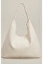 Soft Textured Women's Hobo Casual Shoulder Bag - Large Size Bag with Stitching Detail