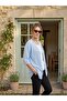 Knitwear Perforated Bat Sleeve Buttonless Free Size Cardigan - 6