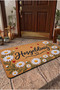 Wild Daisies Design Doormat - Digital Printed Base Door Mat - 4