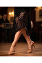 Closed Toe Cross-Strapped Dance Shoes
