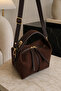 Women's Archel Suede Clutch Bag Bitter Brown - 2