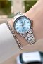 Women's Wristwatch with Blue Dial and Gray Color Guaranteed - 2