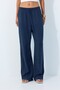 Straight-leg linen-look trousers - 3