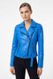 Blue Ella Women's Leather Jacket - 3