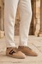 Genuine Leather Chester Nude Beige Lace-Up Sports Espadrilles - 6