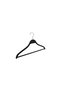 Wooden 8061 Bar Hanger for Shirts and Trousers, Black Color, 3 Pieces - 2