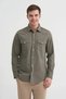 Regular Fit Cotton Long Sleeve Shirt with Pocket Detail