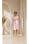 2-Piece Silky Satin Lace Nightgown Robe Set Bridal Bundle Dowry Nightgown Back Cross Tie Detail Robe Sleeve Lace - 4