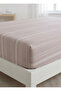Bella Gold Natural Cotton Double Duvet Cover Set, Duvet Cover Set with Fitted Sheet - 4