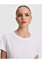 White Regular Fit Cotton Crew Neck Basic T-Shirt 50325474-Vr013 - 3