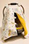 100% Cotton Muslin Double-Sided Newborn Baby Stroller Cover and Cushion (100 X 90 cm) - 2