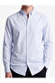 Regular Fit Cotton Oxford Long Sleeve Button down Collar Shirt - 4