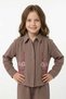 Floral Embroidered Muslin Fabric Girls' Shirt