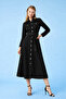 Women's Denim Belted Shirt Dress - 2