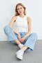 Star Embroidered Palazzo Jeans - 2