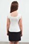 Pearl Square Neck Girl's Blouse - 4