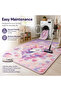 Cute Unicorn Cushion Play Mat Rug – Soft Padded Carpet with Non-Slip Backing - 5