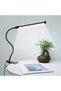 WHITE LED Reading Light Clip Type Desk Lamp Study Student Dormitory Table Lamp Bedroom Desktop Bedsi