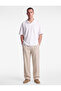 Cotton Short Sleeve Comfortable Fit Polo Collar T-Shirt