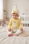 100% Cotton Tulle Bear 3-Piece Set with Hat for 6 Months, 9 Months Girl